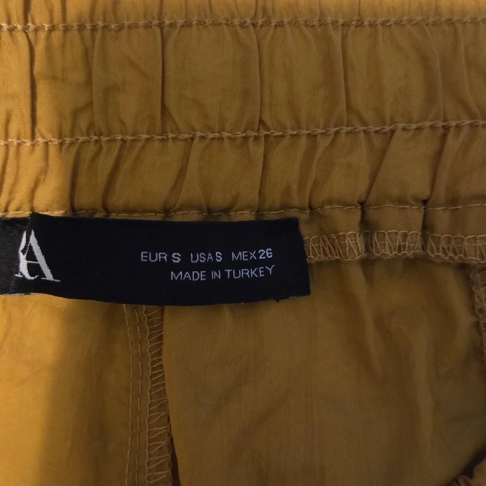 Zara Pants Jogger Women's Color Yellow Size Small - Picture 10 of 12